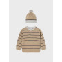 COMPL.MAGLIONE CAPPELLO RIGHE