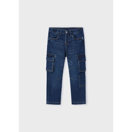 PANTALONE CARGO DENIM