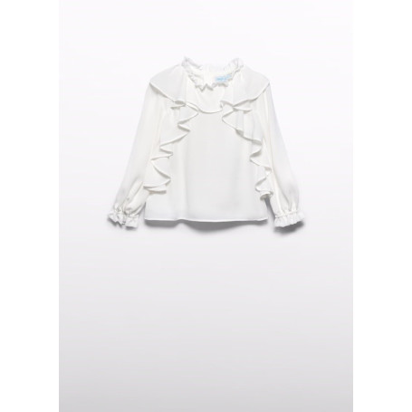 BLUSA CHIFFON VOLANT