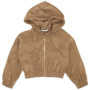 FELPA FULL ZIP CON CAPPUCCIO BAMBINA