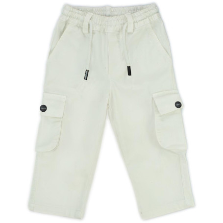 PANTALONE CARGO IN GABARDINA