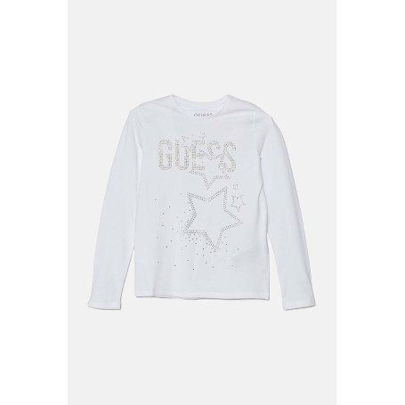 LS T-SHIRT W/STRASS GUESS