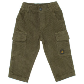 PANTALONE CARGO IN VELLUTO