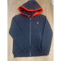 FELPA FULL ZIP CON CAPPUCCIO