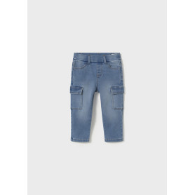 PANTALONE DENIM CARGO