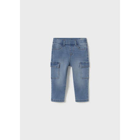 PANTALONE DENIM CARGO