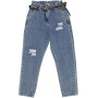 PANTALONE JEANS CON CINTURA TO BE TOO