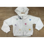 FELPA FULL ZIP CON CAPPUCCIO PATCH