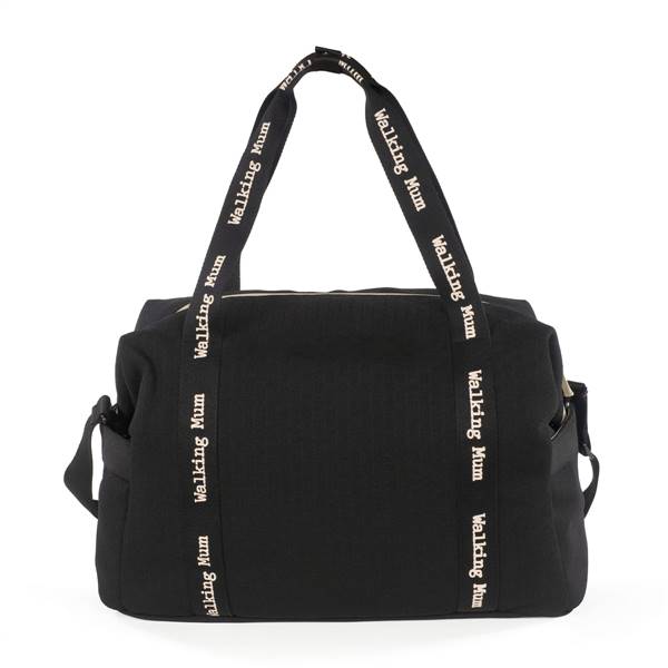 BORSA XL ECO MUM BLACK  WALKING MUM