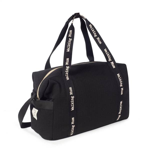 BORSA XL ECO MUM BLACK  WALKING MUM