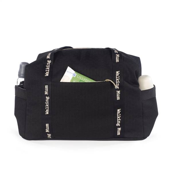 BORSA XL ECO MUM BLACK  WALKING MUM
