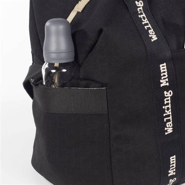 BORSA XL ECO MUM BLACK  WALKING MUM
