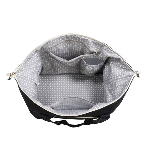 BORSA XL ECO MUM BLACK  WALKING MUM