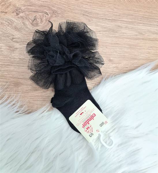 CALZINO CON TULLE