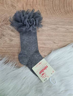 CALZINO CON TULLE