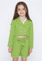 GIACCA CROPPED BAMBINA