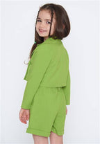GIACCA CROPPED BAMBINA