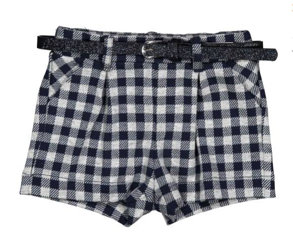 SHORT CON CINTURA GLITTER