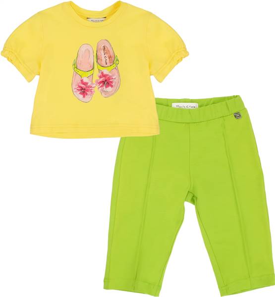 COMPLETO BAMBINA T-SHIRT E FUSEUAX