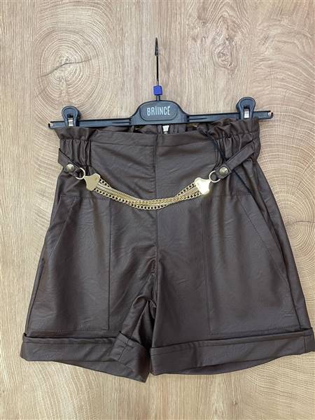 SHORT IN PELLE BRIINCE RAGAZZA