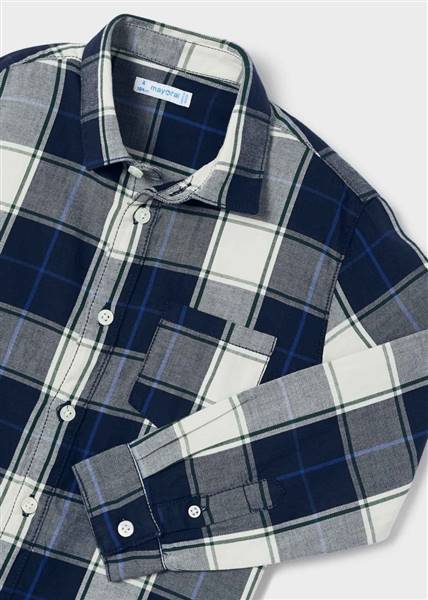 CAMICIA M/L QUADRI MAYORAL