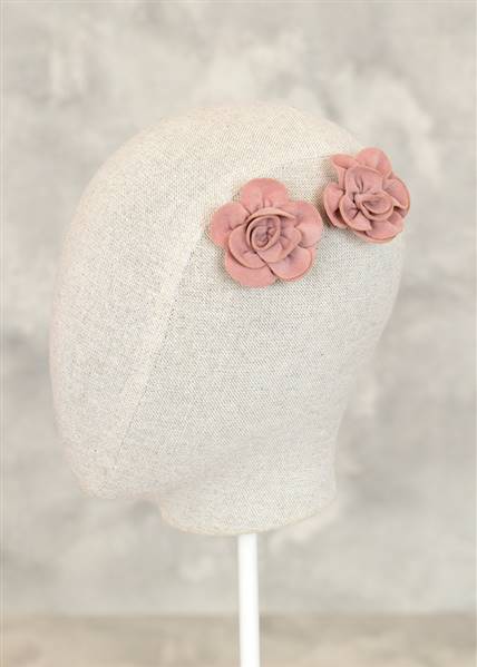 FERMAGLI FIORI CAMOSCIATI