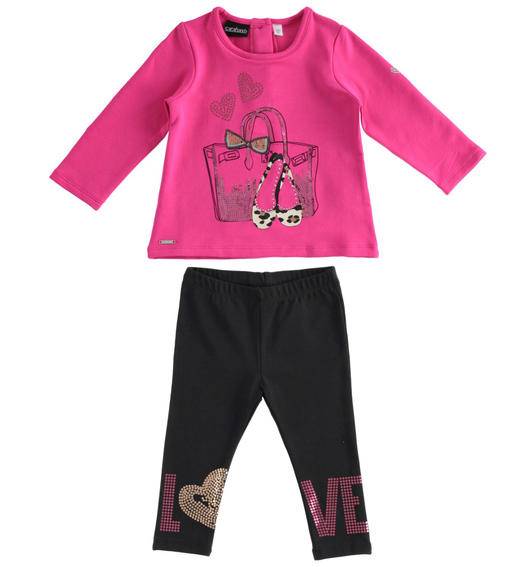 COMPLETO CON LEGGINS E MANICA LUNGA