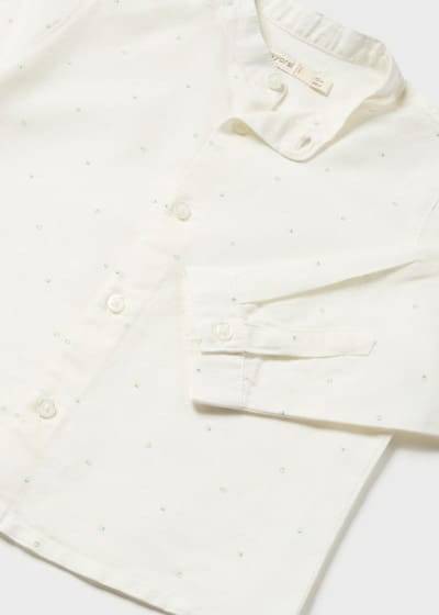 CAMICIA M/L LINO FANTASIA COR