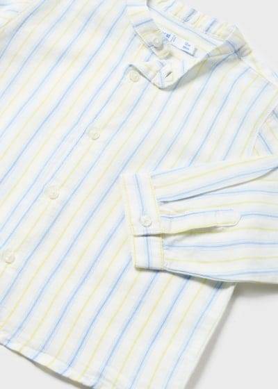 CAMICIA M/L LINO FANTASIA COR