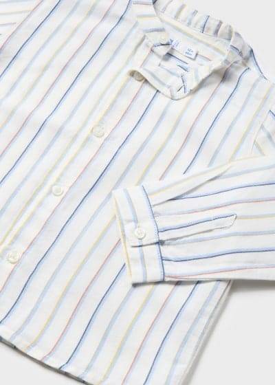 CAMICIA M/L LINO FANTASIA COR