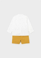 COMPL.BERMUDA CAMICIA M/L LIN