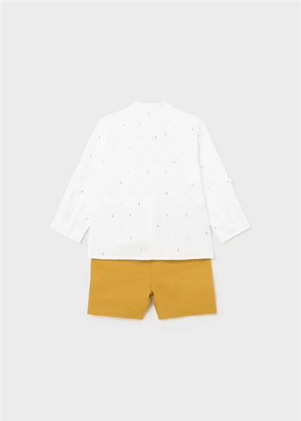 COMPL.BERMUDA CAMICIA M/L LIN