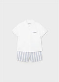 COMPLETO BERMUDA LINO VESTIRE