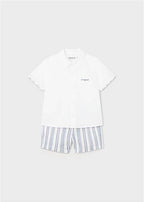COMPLETO BERMUDA LINO VESTIRE