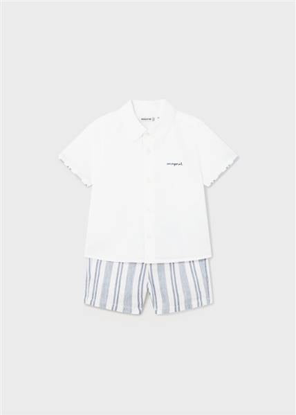 COMPLETO BERMUDA LINO VESTIRE