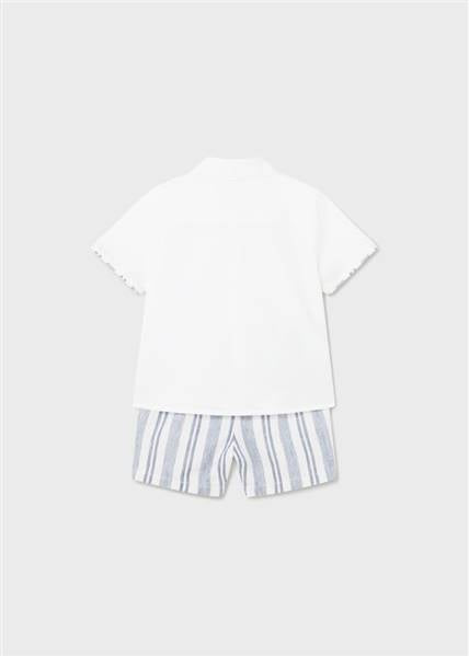 COMPLETO BERMUDA LINO VESTIRE