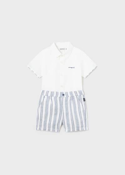 COMPLETO BERMUDA LINO VESTIRE