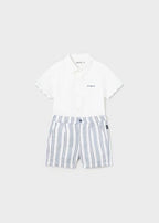 COMPLETO BERMUDA LINO VESTIRE