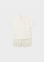COMPLETO BERMUDA LINO VESTIRE