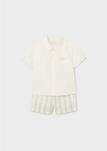 COMPLETO BERMUDA LINO VESTIRE