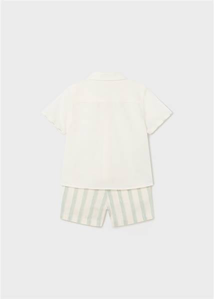 COMPLETO BERMUDA LINO VESTIRE