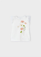 SHIRT M/C FIORI APPLICAZ.