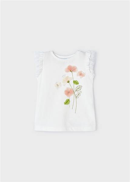 SHIRT M/C FIORI APPLICAZ.