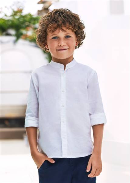 CAMICIA M/L C/COREANA LINO