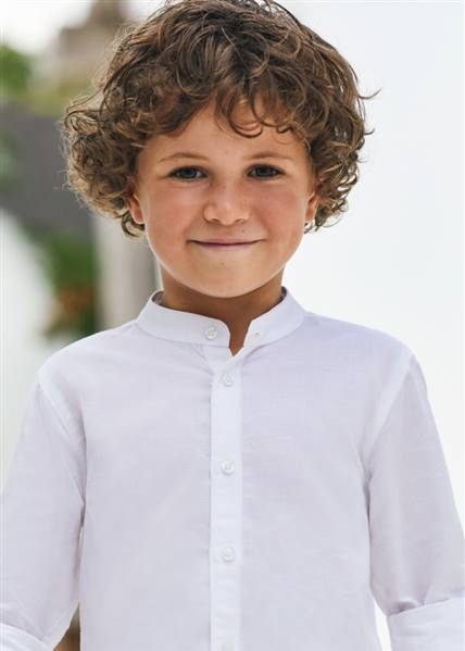 CAMICIA M/L C/COREANA LINO