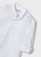 CAMICIA M/L C/COREANA LINO