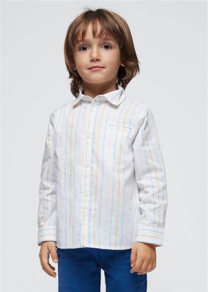 CAMICIA M/L OXFORD RIGHE