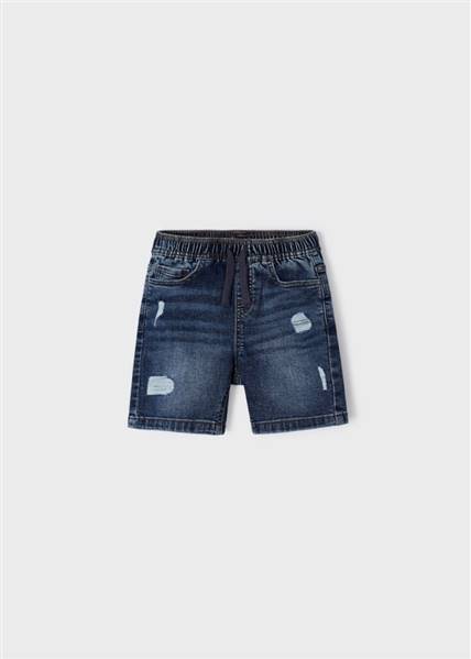 BERMUDA JEANS STRAPPATO