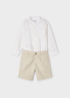 COMPL.BERMUDA CAMICIA M/L C/C