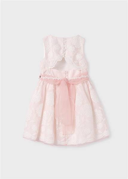 VESTITO ORGANZA BORDATO
